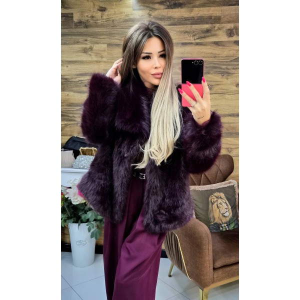 Палто Richa бургундско червено